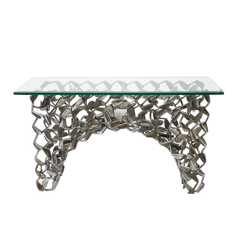 Arched Console Table from Welded Golf Irons OTG-ACT