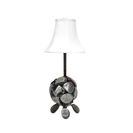 Metal Wood Sphere Base Table Lamp OTG-TLPSPH
