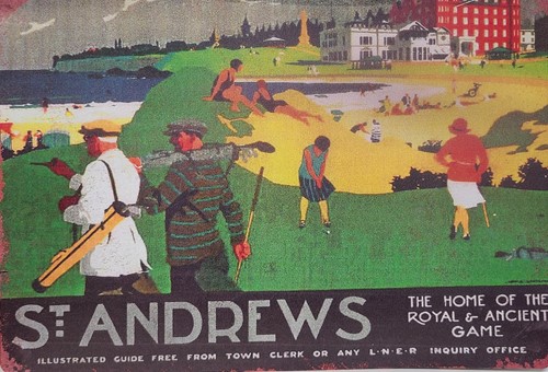 Replica Vintage Tin Sign - St Andrews TINSIGN-StAnd