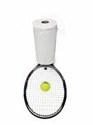 Paper Towel Holder - Graphite Tennis Racket OTG-PTHGRPH View 2