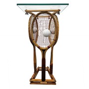 Tennis Rack Table with Glass OTG-TNSTBL View 4
