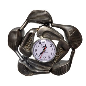 Golf Club Clock - Metal Drivers and Irons OTG-CLKMW
