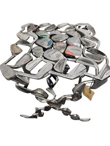 Welded Golf Club End Table OTG-XTBL